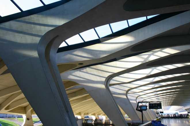 architecture Aéroport Saint Exupéry Lyon