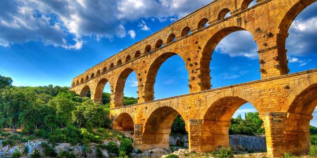 Le Pont du Gard (30) : le pont-aqueduc romain le plus haut du monde !