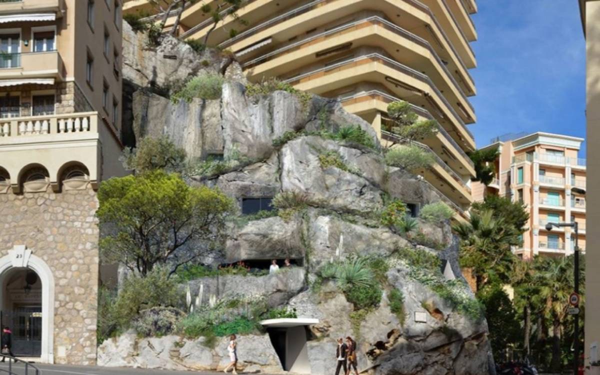 Une villa troglodyte à Monaco !